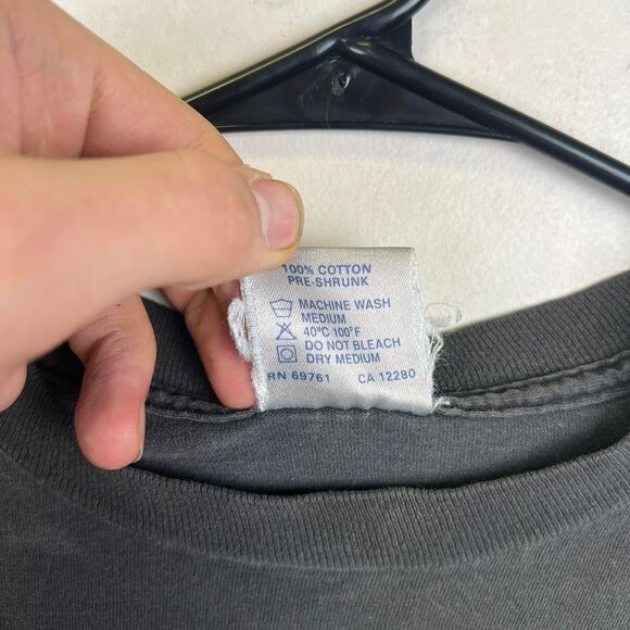 Vintage 1990 AC/DC The Razors Edge Double Sided Tour Shirt Size M - Picture 8 of 8